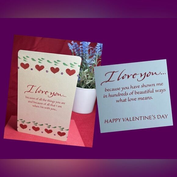 ❤️🥰❤️ NEW Valentine’s Day Cards Love, You & Me, One I Love NWT Envelope Included - Picture 12 of 13